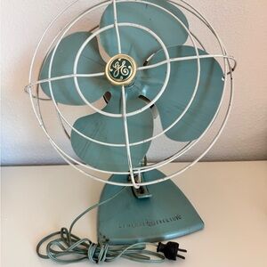 Vintage GE Blue‎ Fan
